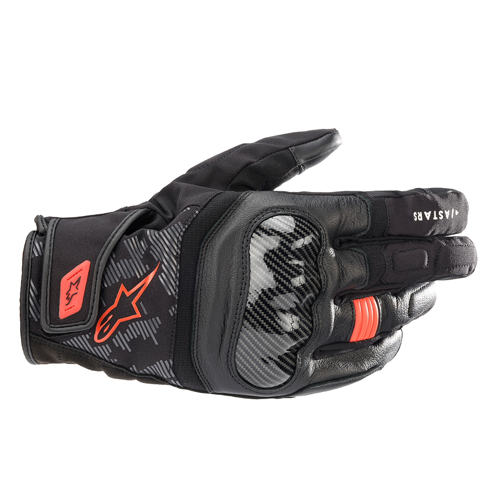 Alpinestars Alpinestars SMX Z Drystar Gloves Black Red & Fluo